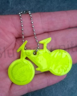 Klíčenka reflexní, fosforová Motorka (E845)