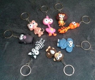 Kličenka, přívěšek Zvířátka s Velkýma očima 3D (H465)