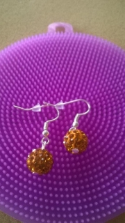 Náušnice kuličky Swarovski 10mm (BB98)