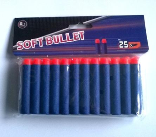 Pěnové náboje soft bullet 25 kusů (D893)