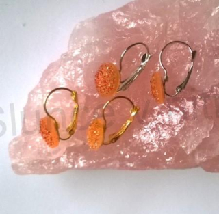 Visací orgonitové náušnice (BB747)