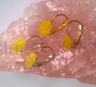 Visací orgonitové náušnice (BB749)