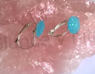 Visací orgonitové náušnice (BB750)