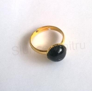 Nastavitelný minerální prsten onyx (X1719)