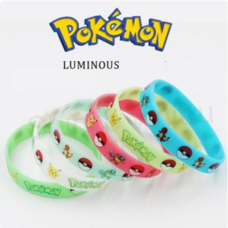 Pokemon silikonový náramek luminus Pikachu (BC567)