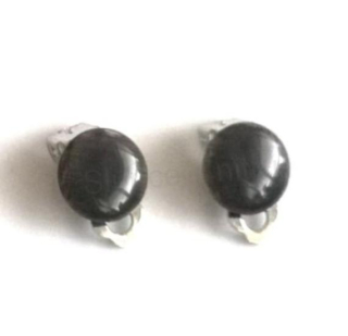 Minerální náušnice klipsy kočičí oko (X1726)