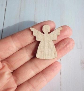 Dřevěné výřezy anděl, andílek (V148)