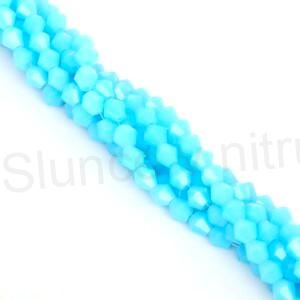 Korálky Swarovski Elements sluníčka 4 mm modré 10 kusů (AC65)