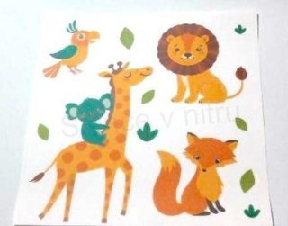 Dětská Samolepicí tapeta Zvířátka (E849)