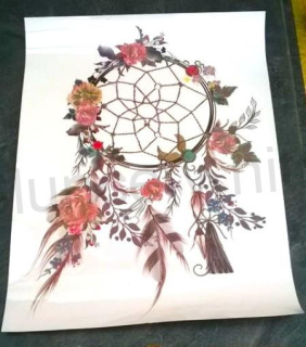 Samolepicí tapeta, dekorace Lapač Snů, Snář velikost 38 x 29 cm (E850)