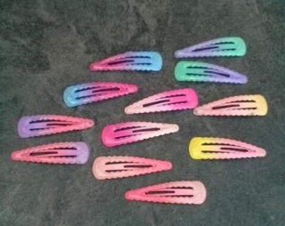 Sponky, sponka do vlasů s potiskem více barev (H491)