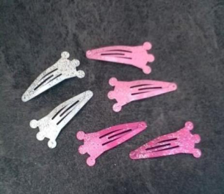 Sponky, sponka do vlasů korunka více barev (H492)