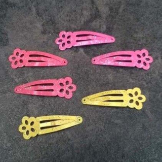 Zacvakávajicí sponky, sponka do vlasů kytička více barev (H493)