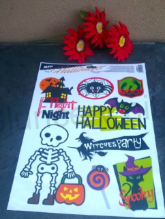 Okenní fólie halloween 30 x 42 cm (E857)