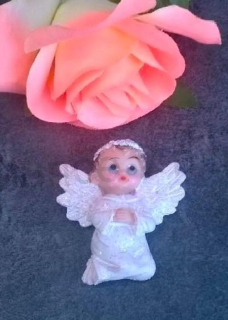 Dekorace, ozdoba Anděl, andílek magnetka (H505)