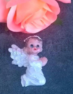 Dekorace, ozdoba Anděl, andílek magnetka (H508)