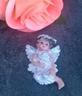 Dekorace, ozdoba Anděl, andílek magnetka (H513)