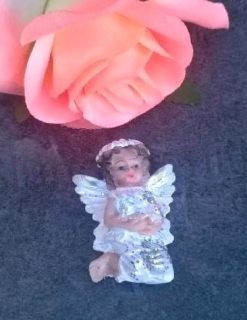 Dekorace, ozdoba Anděl, andílek magnetka (H514)