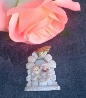 Dekorace, ozdoba Anděl, andílek betlém magnetka (H518)