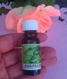 Vonný olej, esence Meduňka citronová 10 ml (CH26)