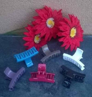 Střední skřipec do vlasů 7 x 3,9 cm (H524)