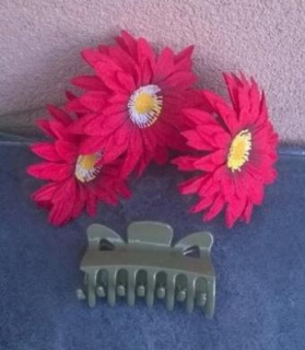 Velký skřipec do vlasů - 9 cm (H26)