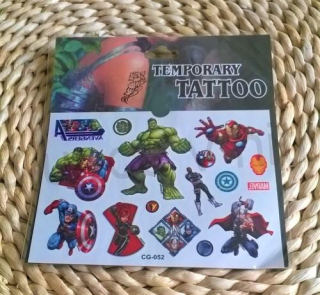 Voděodolné, dočasné tetovaní originál Marvel avengers (E49)