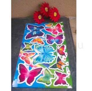 Samolepicí tapeta, dekorace 3D Motýl | 50 x 30 cm (E874)