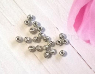 Kovový korálek | mezidíl Dýně 4,5 x 4 mm (AA326)