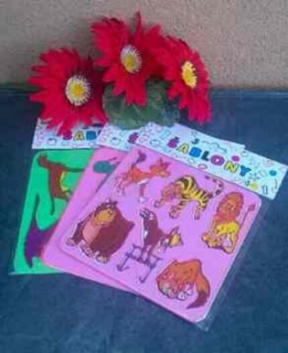 Obkreslovací šablona, šablony zvířátka (E882)