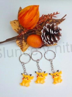 Přívěsek na klíče - pokemon pikaču, pikachu (H531)