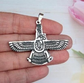 Přívěsek orel, orlice z nerez oceli (AA328)