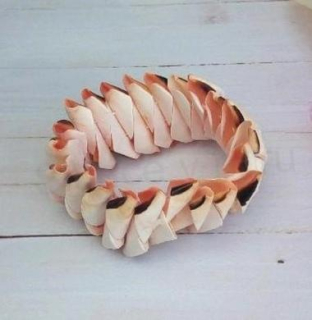 Mušlový náramek z pravých mušlí (X1753)