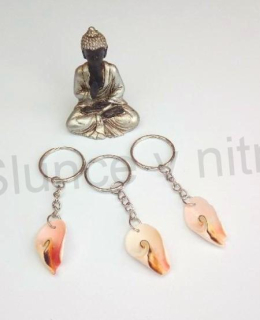 Přívěšek na klíče mořské plody pravá mušle (X1759)