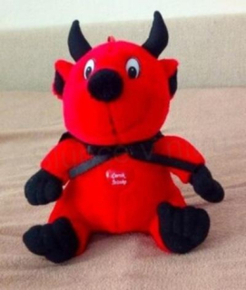 Plyšová hračka Čertík Štístko 24 cm (D896)