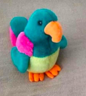 Plyšová hračka Papoušek, ptáček 34 cm (D897)