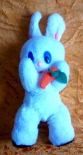 Plyšová hračka Zajíček, králíček s mrkví 43 cm (D901)