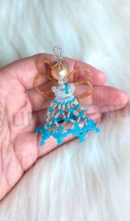 3D korálková ozdoba Anděl (VAN18)