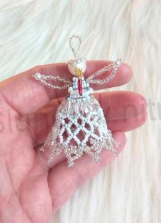 3D korálková ozdoba Anděl (VAN21)