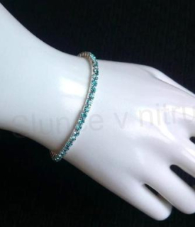 Dámský zirkonový štrasový náramek (BC569)