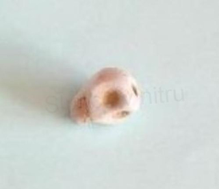 Tyrkenitová lebka z minerálů (X1787)