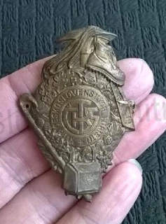 Turistický štítek na hůl - Klub Československých Turistů (MB894)