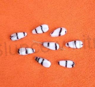 Tvarované skleněné korálky 20 x 10 mm - více balení (AC396)