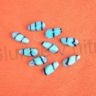 Tvarované skleněné korálky 20 x 10 mm - více balení (AC397)