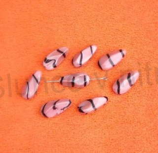 Tvarované skleněné korálky 20 x 10 mm - více balení (AC398)