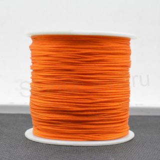 Nylonová šňůrka - oranžová 1 mm (N23)