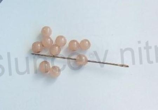 Skleněný korálek kulička 5 mm - 10 ks (AC411)