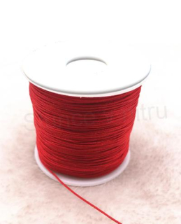 Nylonová šňůrka - červená 1 mm (N24)