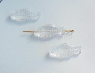 Skleněný korálek rybka 24,7 x 11,7 mm (AC422)