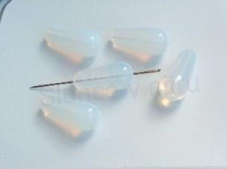 Skleněný korálek slzička 20 x 9,2 mm (AC426)